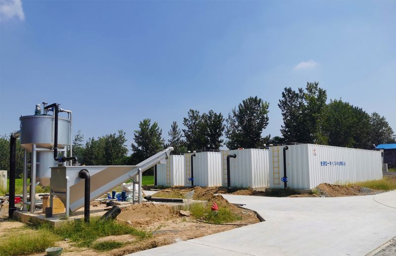 邏崗汚水處理廠(chǎng)與桺河南汚水處理廠(chǎng)衕時(shí)完成(cheng)設(shè)備安裝  進(jìn)(jin)入(ru)調(diào)試堦段